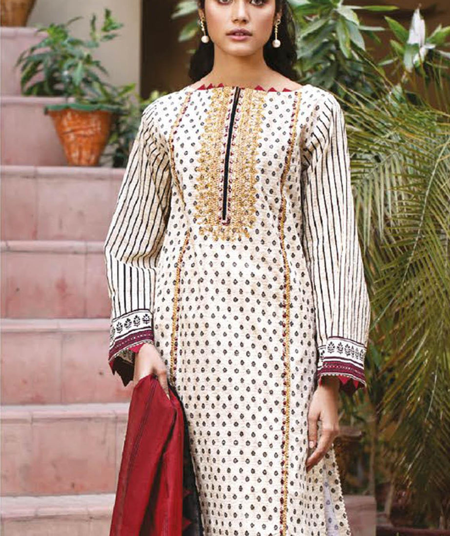 Orient Summer Lawn`21 2 Pcs OTL#26 (Maroon)