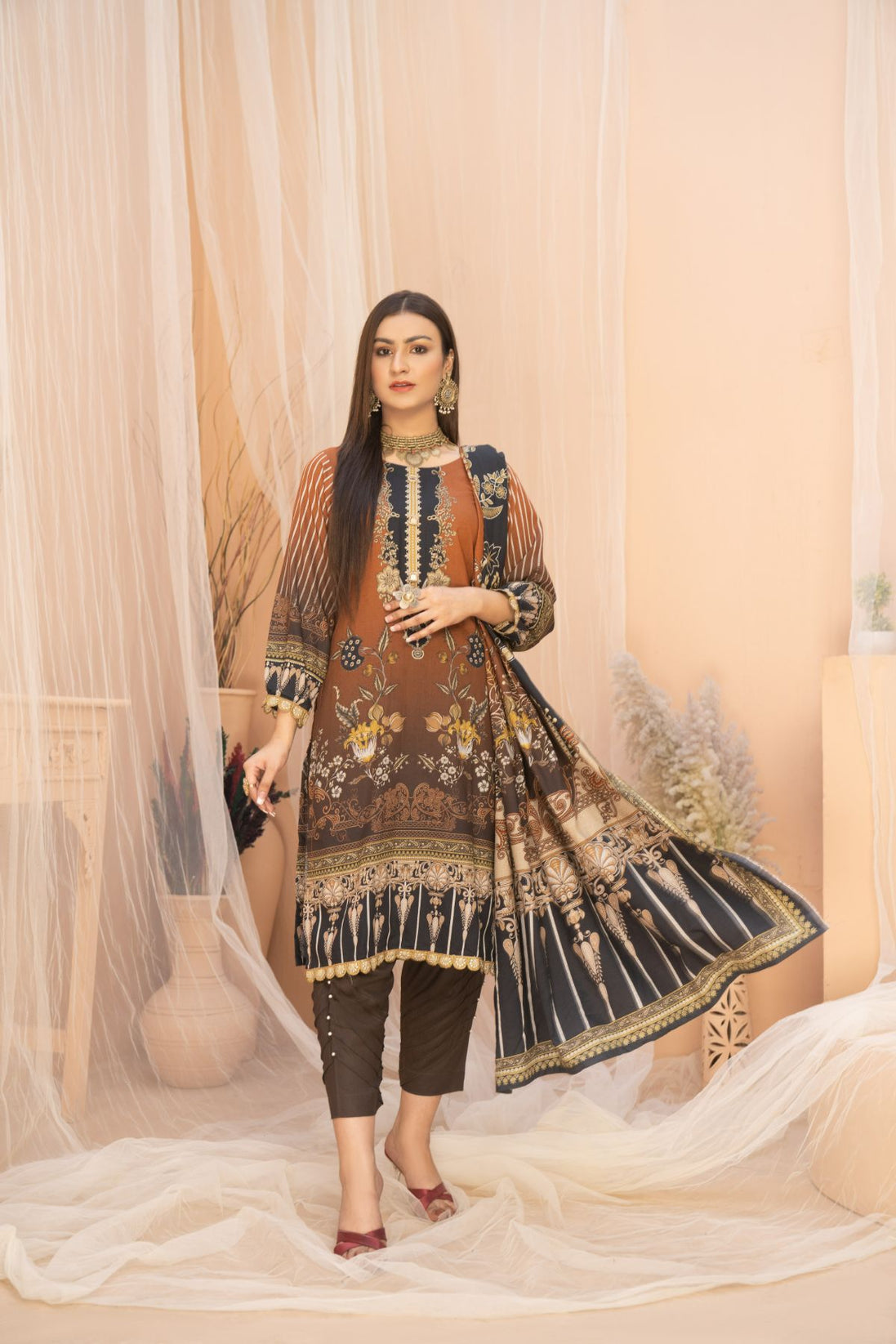 Sitara Raw Silk Linen`23 D#27 (D Rust)