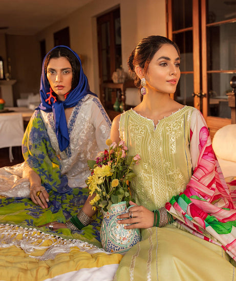 Mahgul Sabzwari Luxury Lawn`22 MLC#08