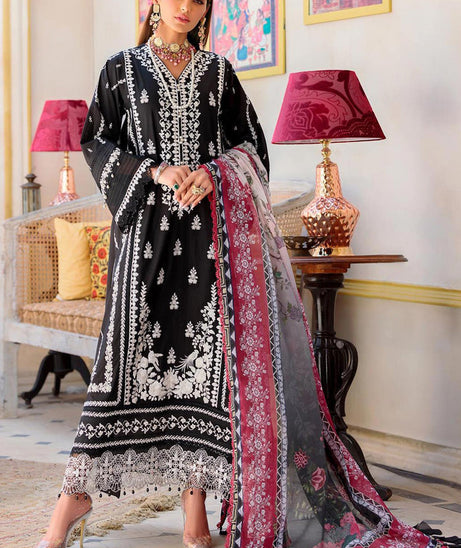 Noor By Saadia Asad Eid Chikankari Lawn'22 D#1-B
