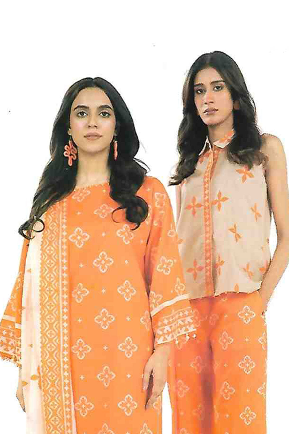 AL Karam S/S Lawn`25 SS#28.1 (Orange)