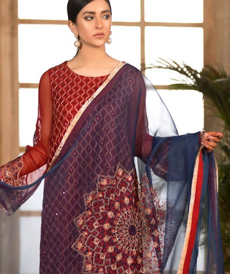 Charizma Allure Emb Chiffon`21 D#10 (Vol-2)
