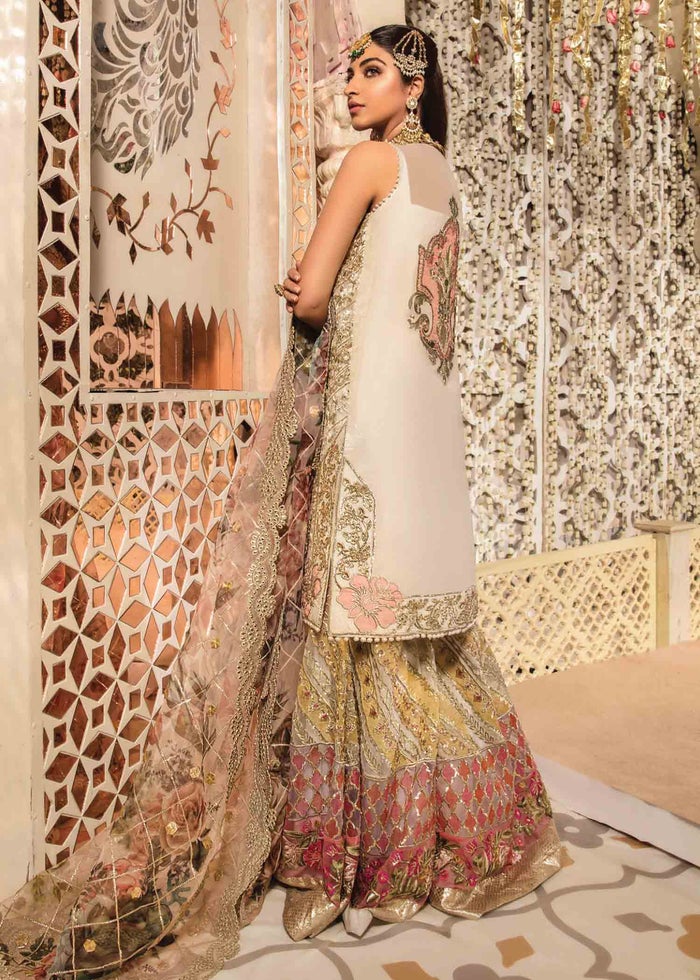 CRIMSON | Wedding Unstitched Collection '22 D# IVORY - 5A