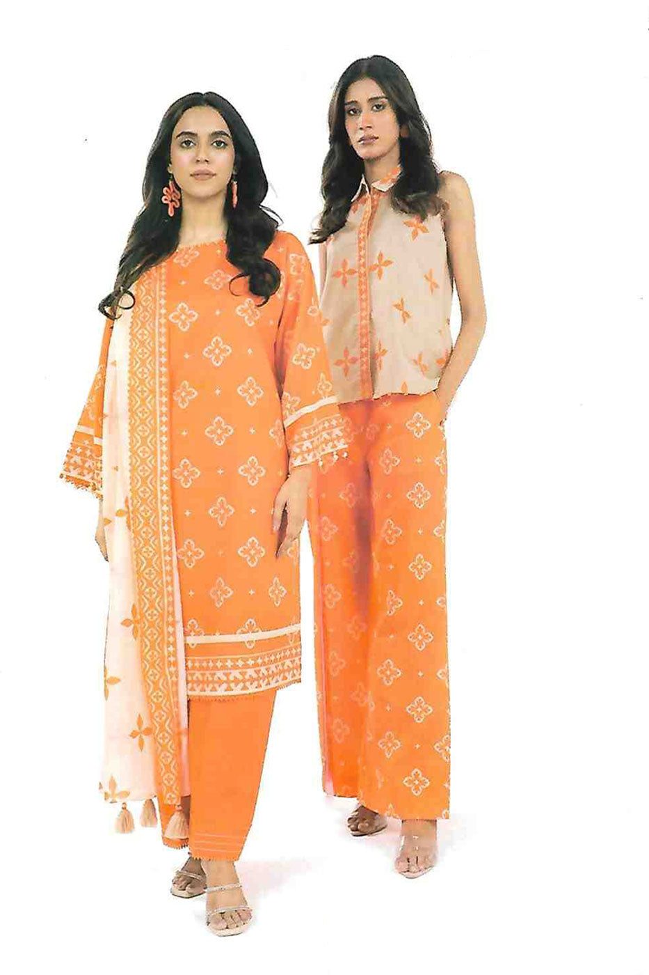 AL Karam S/S Lawn`25 SS#28.1 (Orange)