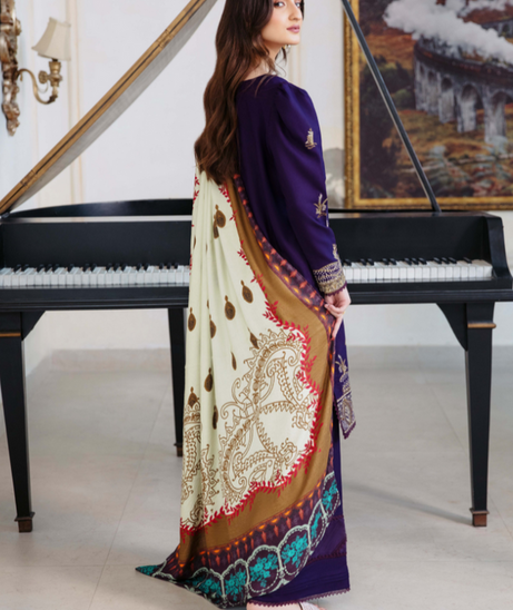 Hamdam Serene Emb Wool`25 D#09