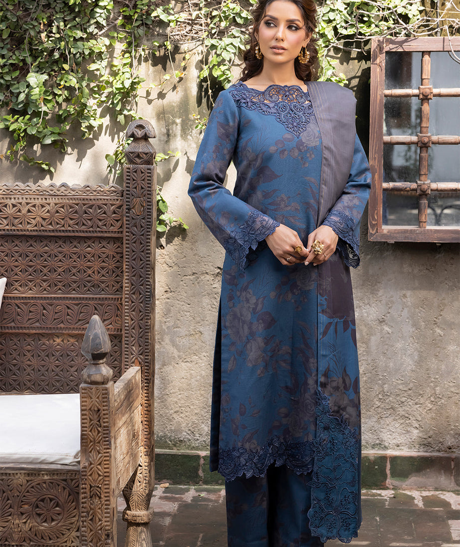 Iznik Jahan-Ara Winter Unstitched`23 IJK-05 MINA
