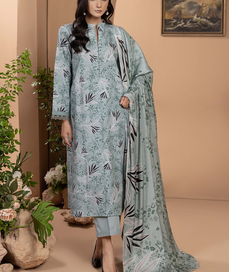 Hamdam Zara Khaddar W/Shawl'24 D#1