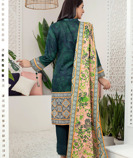 Al Zohaib Monsoon Lawn'22 D#7052 D Green