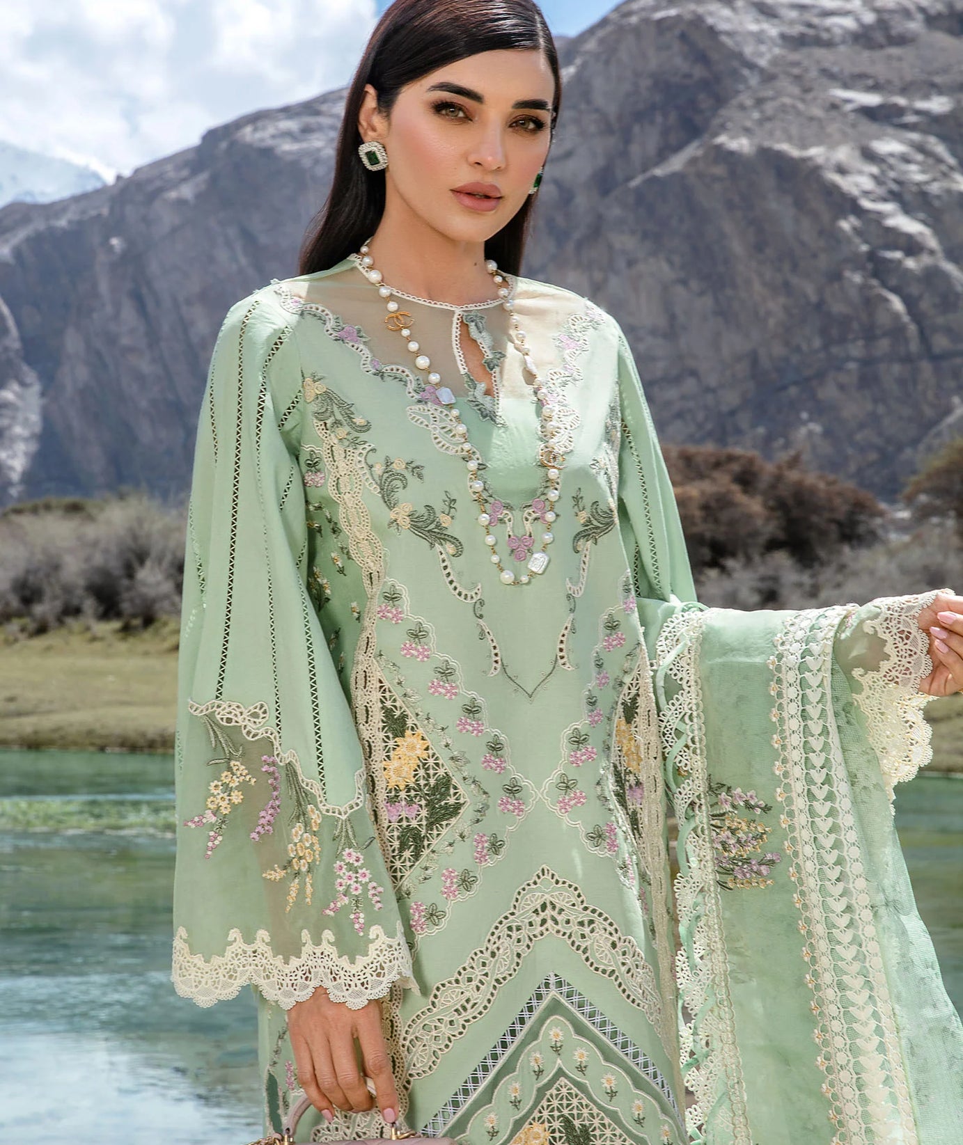 CRIMSON LAWN 2024 D#2B (A French Brunch - Sage)