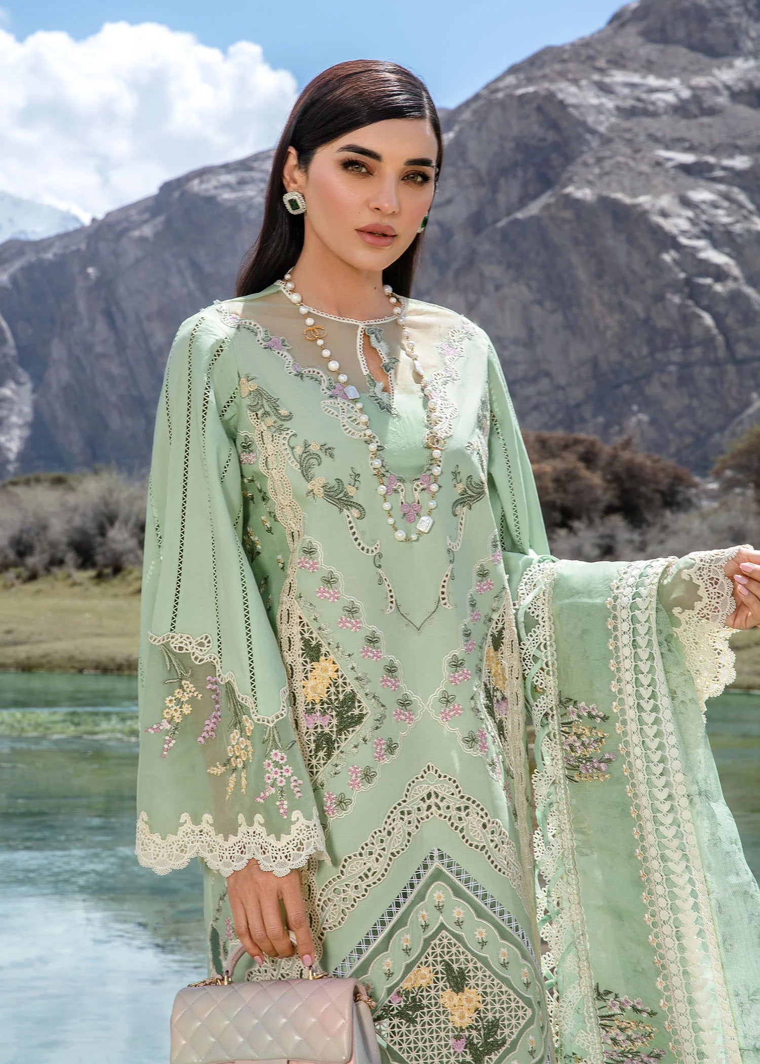 CRIMSON LAWN 2024 D#2B (A French Brunch - Sage)