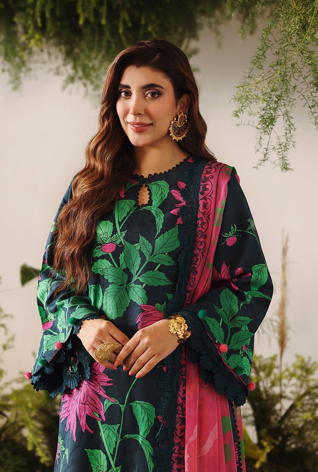 Naqsh Bloom & Vogue Jacquard`25 Yale Blue D#163