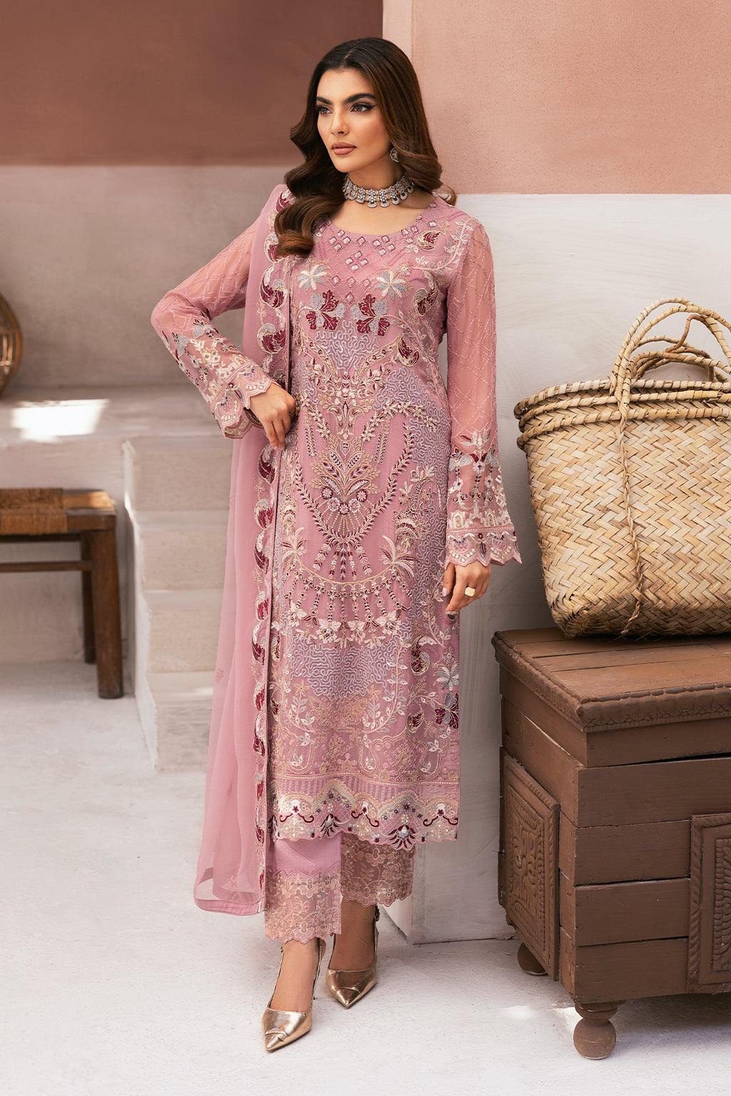 Ramsha Arzoo Chiffon`25 Vol-1 D#109