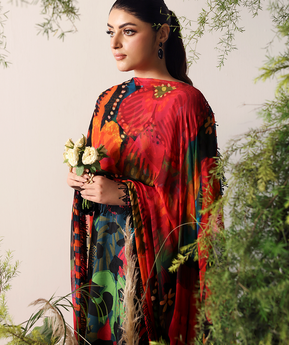 Naqsh Bloom & Vogue Jacquard`25 Nightfall Teal D#155