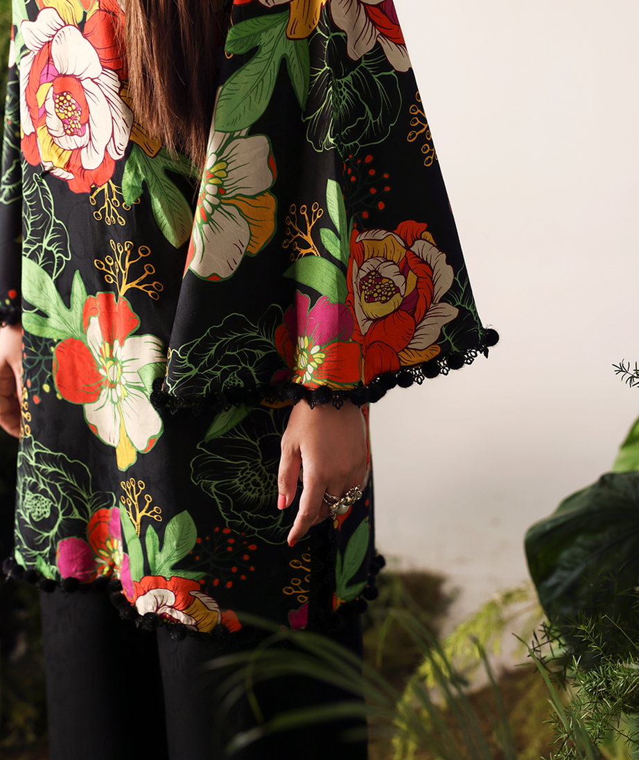 Naqsh Bloom & Vogue Jacquard`25 Blossom Black D#152