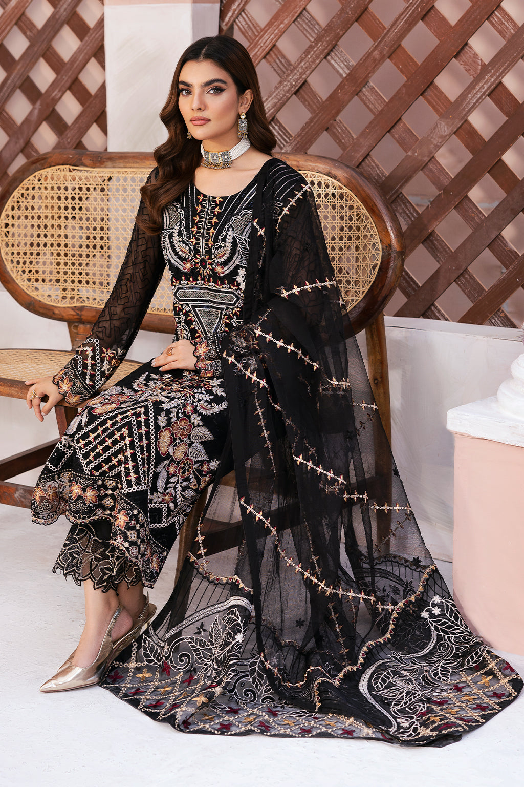 Ramsha Arzoo Chiffon`25 Vol-1 D#107