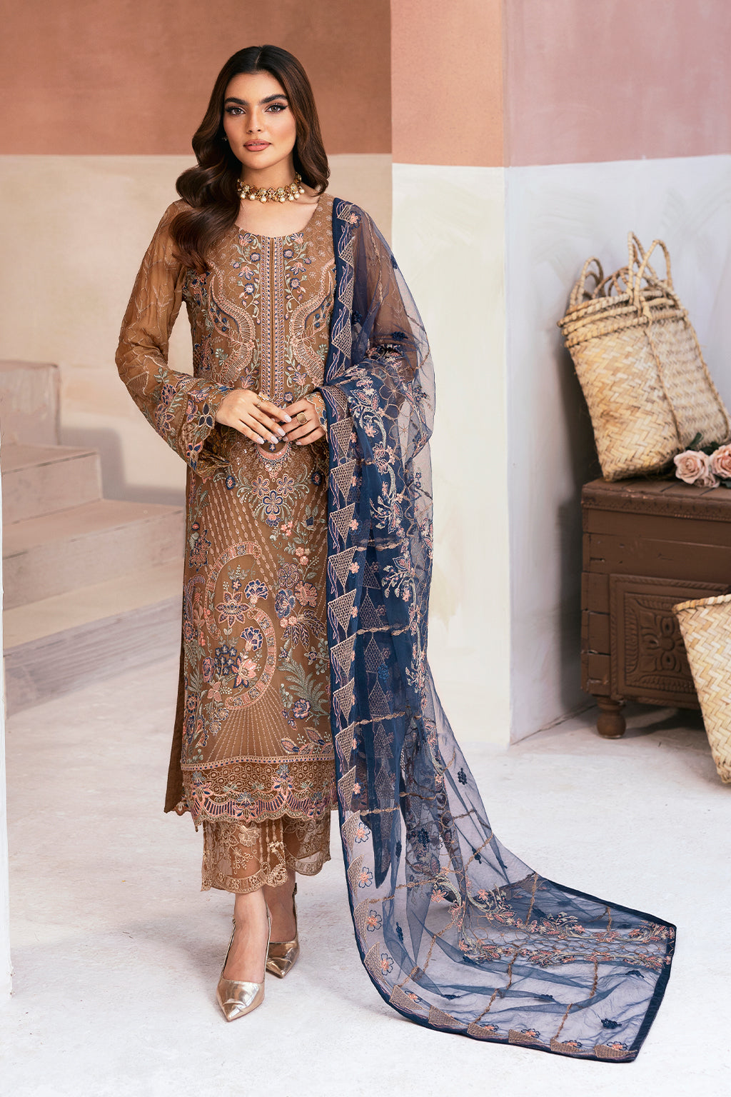Ramsha Arzoo Chiffon`25 Vol-1 D#110