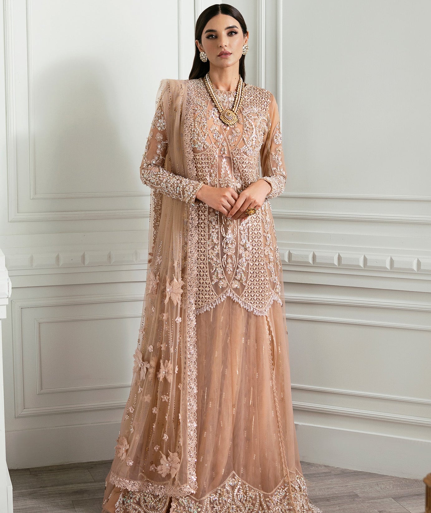 CRIMSON X SAIRA SHAKIRA UNSTITCHED WEDDING '24 D#05 (Stardust)