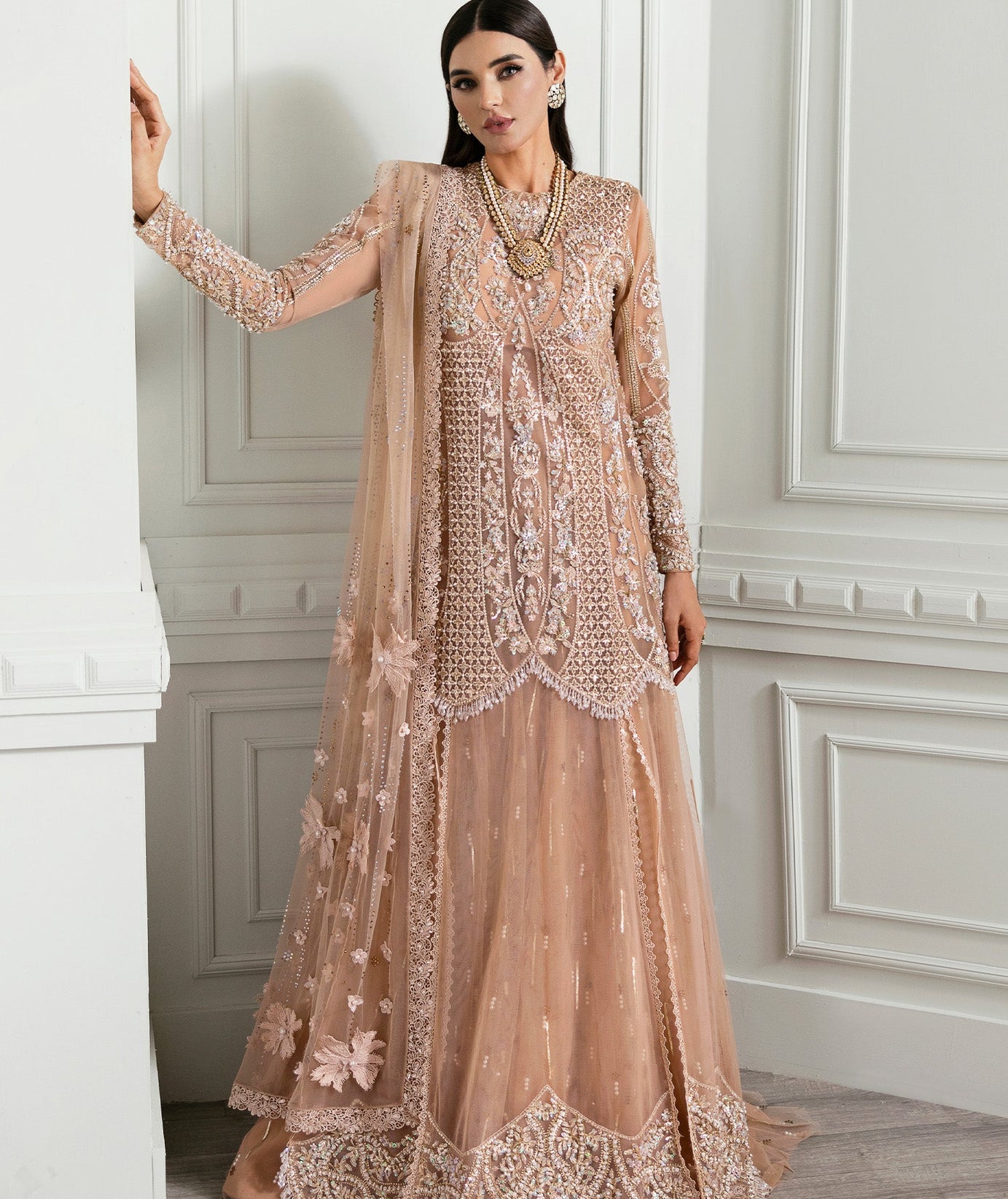 CRIMSON X SAIRA SHAKIRA UNSTITCHED WEDDING '24 D#05 (Stardust)