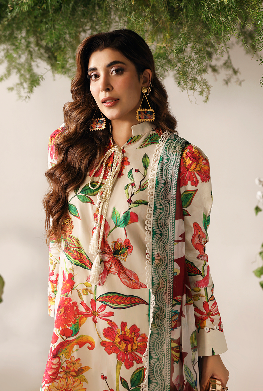 Naqsh Bloom & Vogue Jacquard`25 Beige Rust D#160