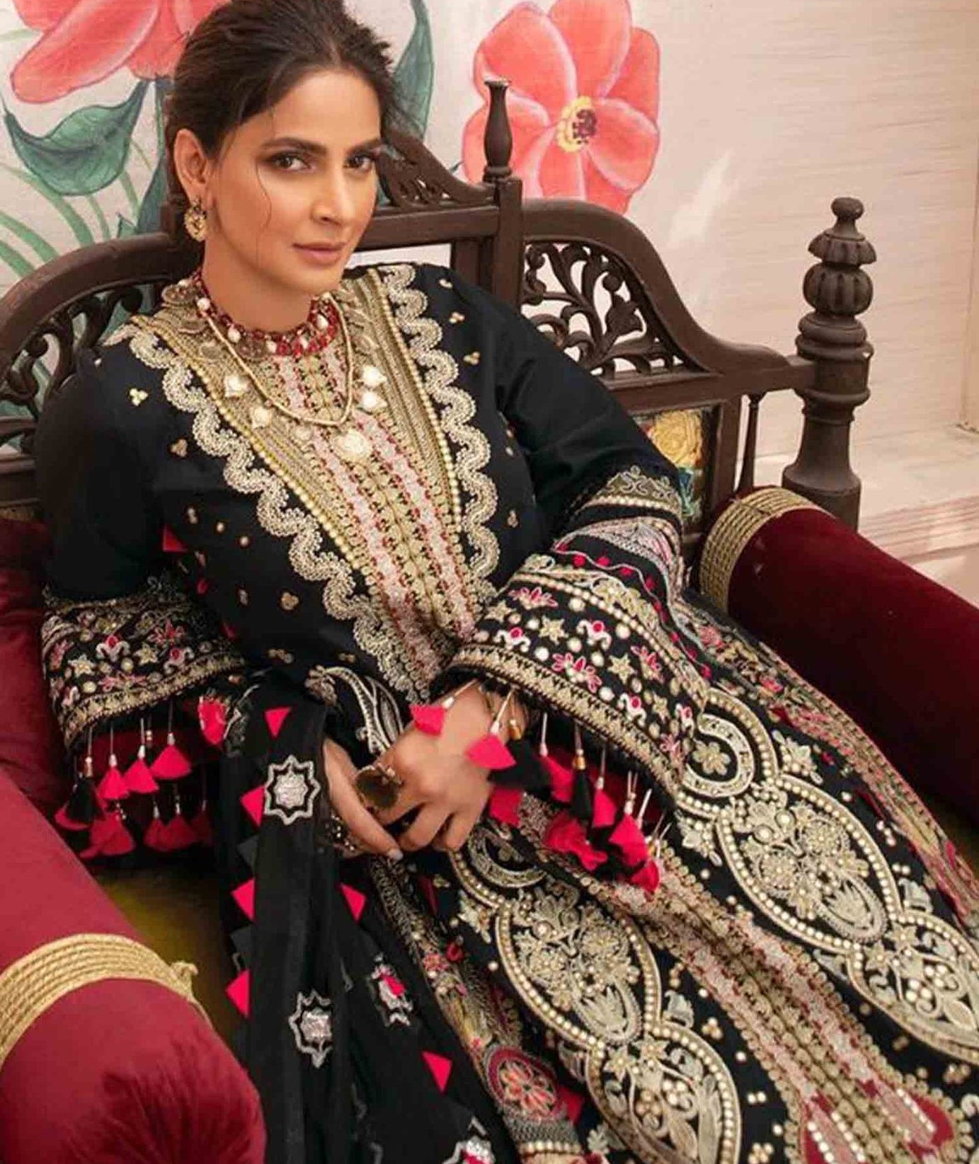 Maryam hussain Luxury Festive Lawn`21D#05 - JAHANARA