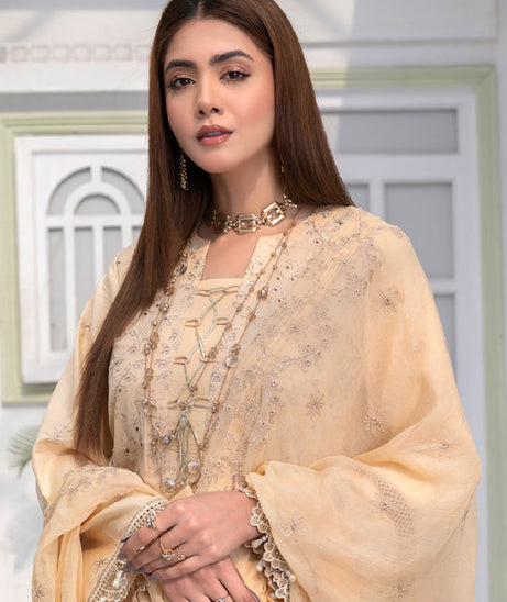 Feroza Fizza Luxury Lawn'24 D#04