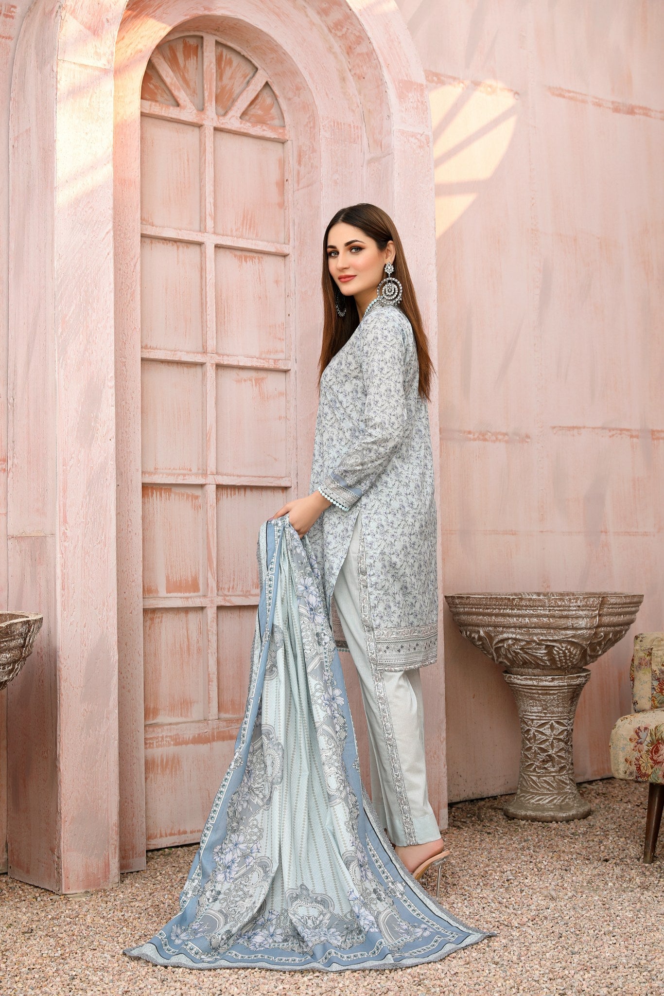Safwa Digital Printed Lawn`22 MK#02