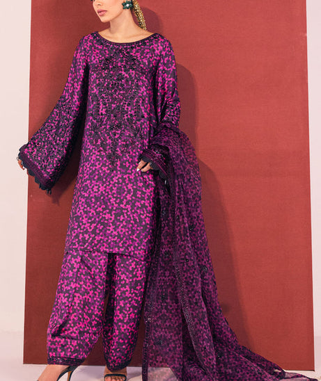 RA Nureh Silk Unstitched'23 (Vol-5) S#6