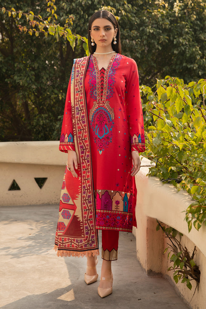 Noor-e-Nazar Premium Lawn`22 Cara