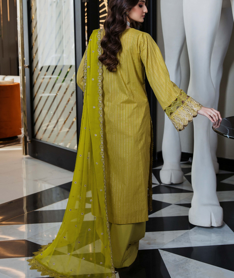 Humdum Vouge Emb Lawn'24 D#08