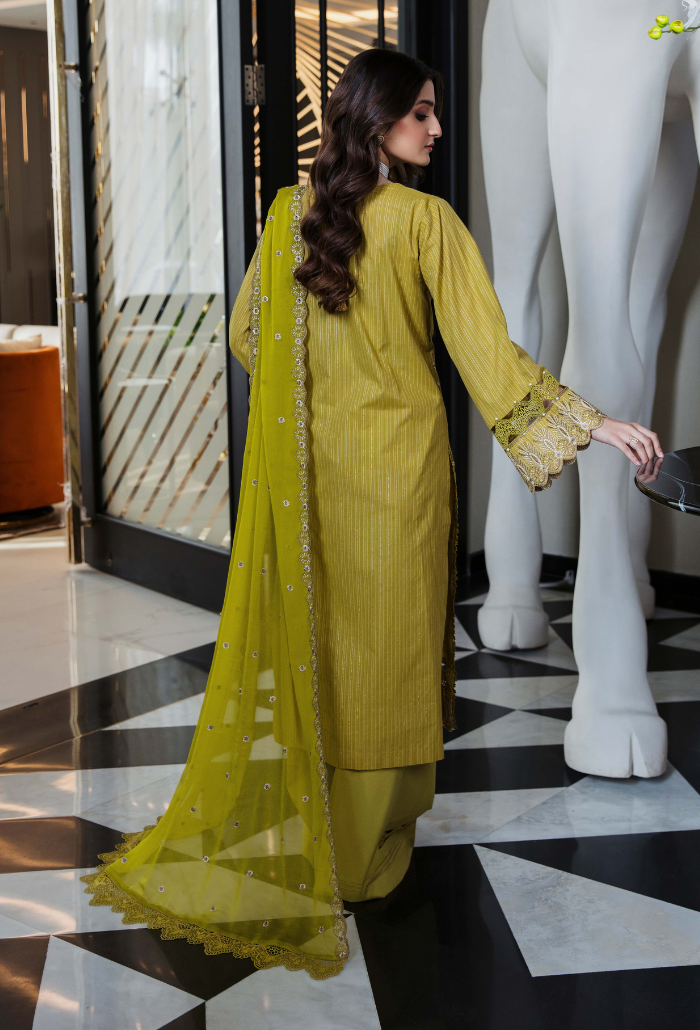 Humdum Vouge Emb Lawn'24 D#08