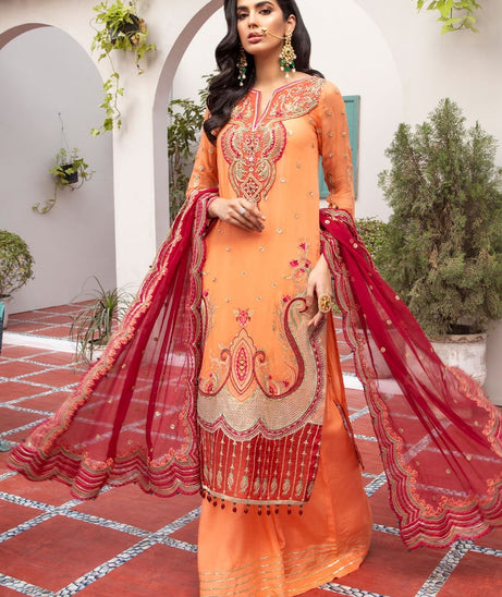 Azal Jaan-E-Adaa L/Chiffon`21 Amber