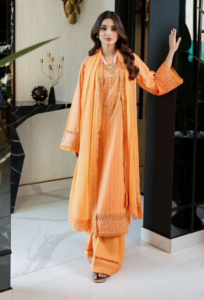 Humdum Vouge Emb Lawn'24 D#05