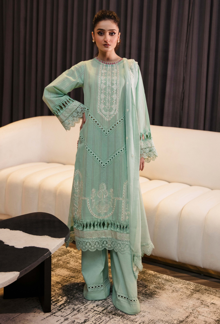 Humdum Vouge Emb Lawn'24 D#03