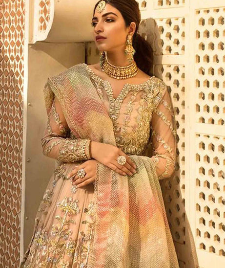 CRIMSON | Wedding Unstitched Collection '22 D# BLUSH - 1A
