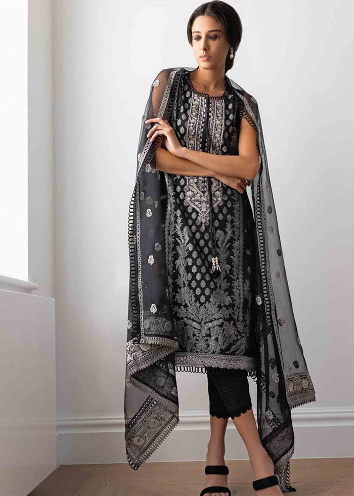 Sobia Nazir Monochrome Lawn`21 D#4