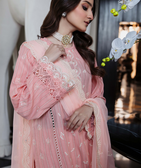 Humdum Vouge Emb Lawn'24 D#04