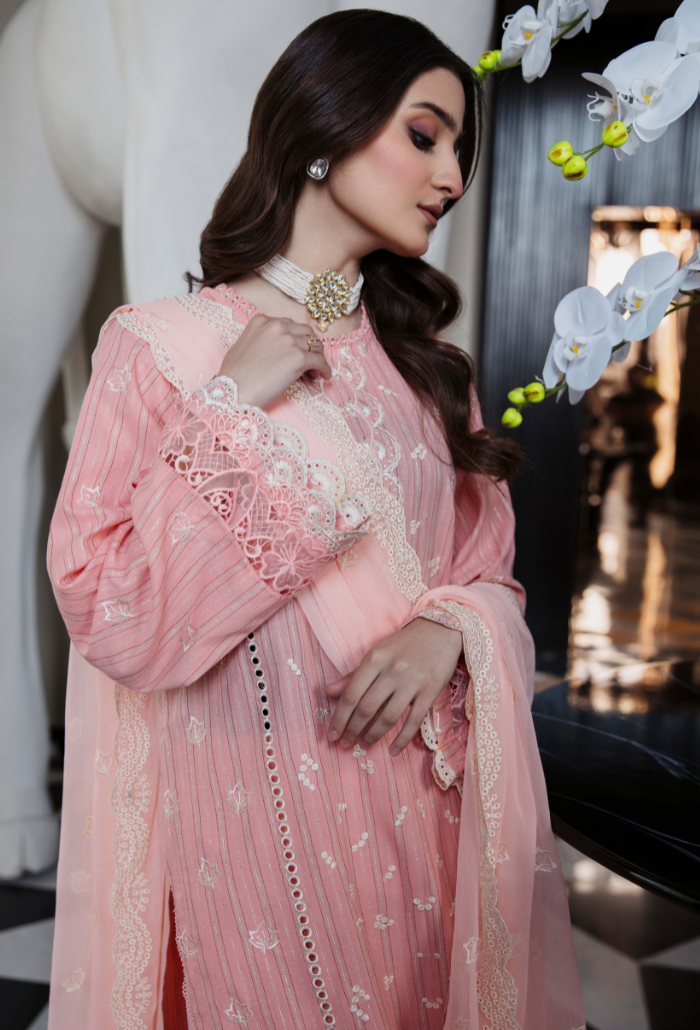 Humdum Vouge Emb Lawn'24 D#04