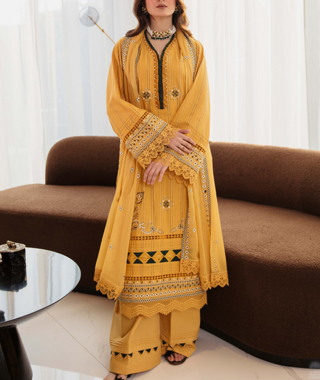 Humdum Vouge Emb Lawn'24 D#02