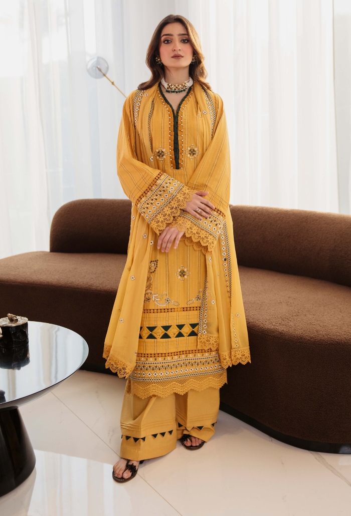 Humdum Vouge Emb Lawn'24 D#02