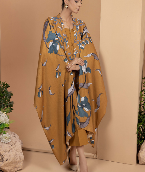 Hamdam Zara Khaddar W/Shawl'24 D#8