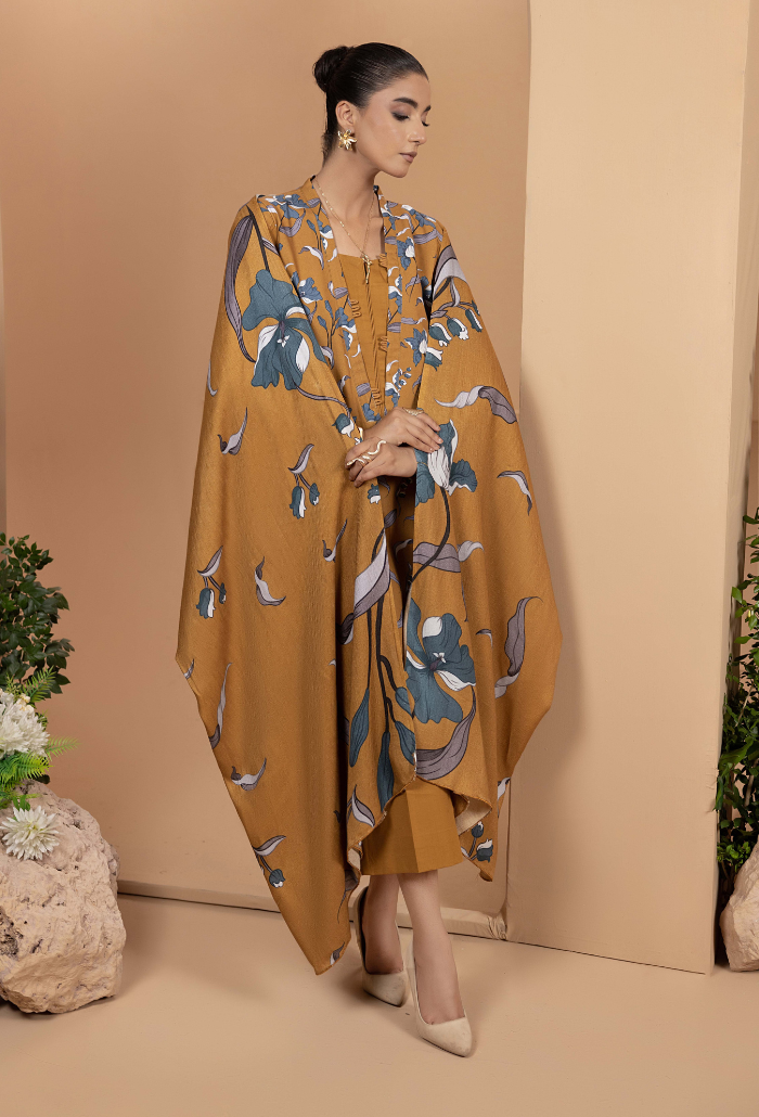 Hamdam Zara Khaddar W/Shawl'24 D#8