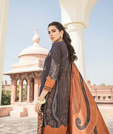 Cross Stitch Khaddar Collection`20 D#01