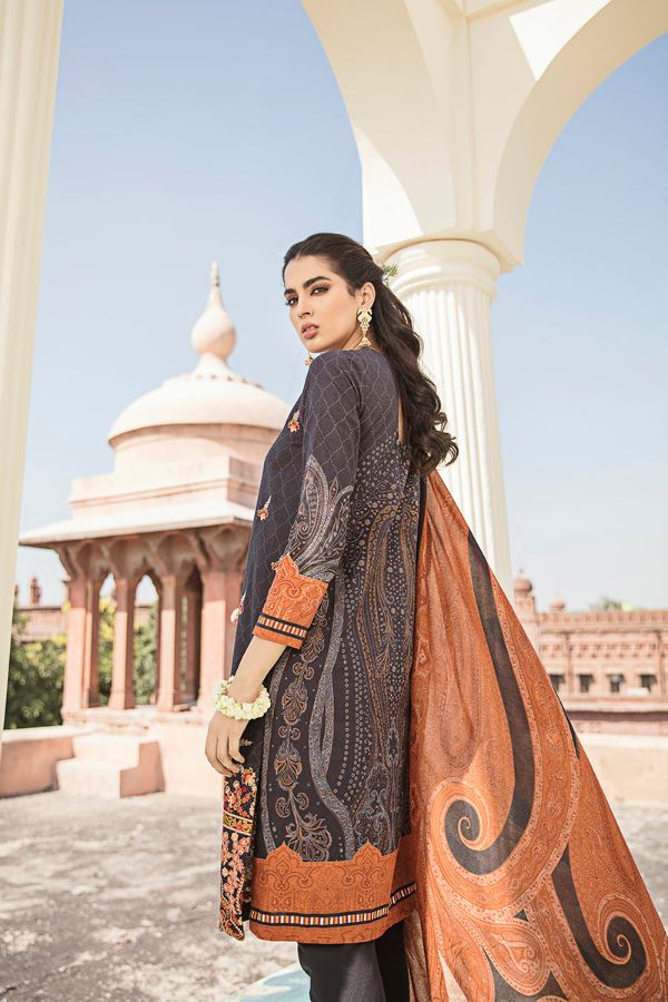 Cross Stitch Khaddar Collection`20 D#01
