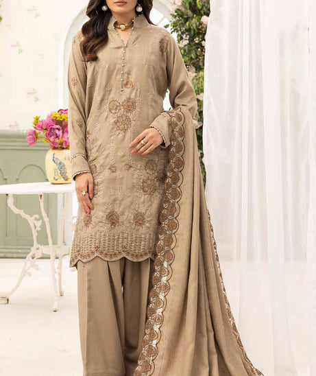 Shaista Festive Emb Peach'26 D#110