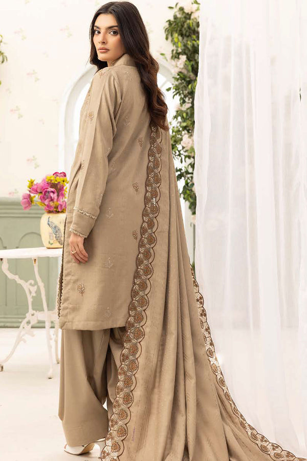 Shaista Festive Emb Peach'26 D#110