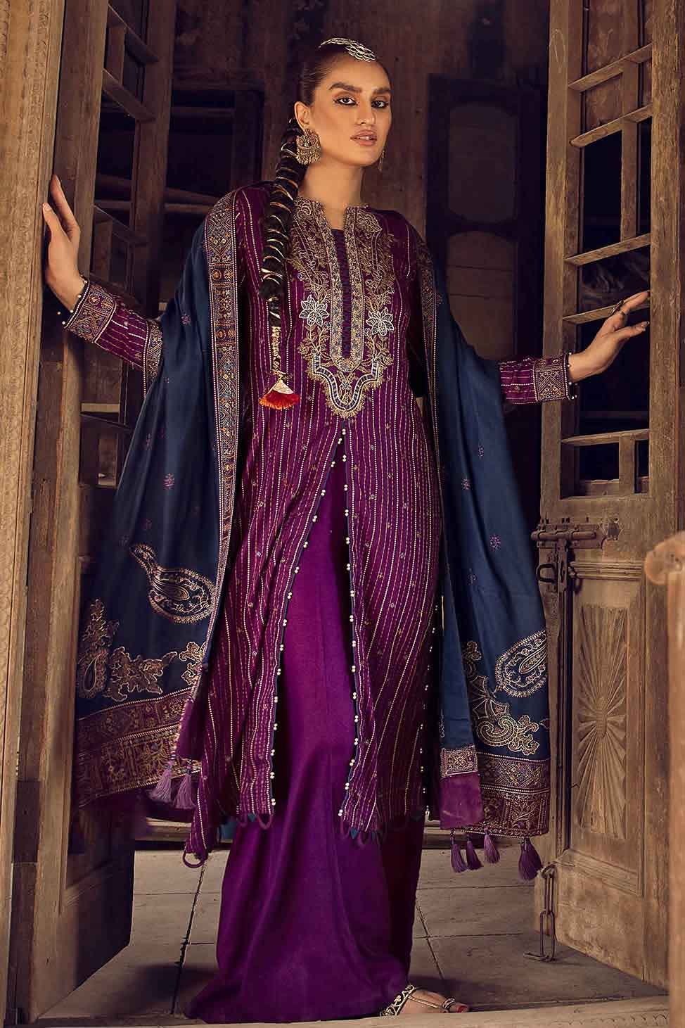 Gul Ahmed Winter Collection`22 LT#22001