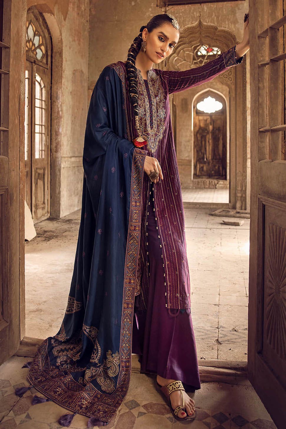 Gul Ahmed Winter Collection`22 LT#22001