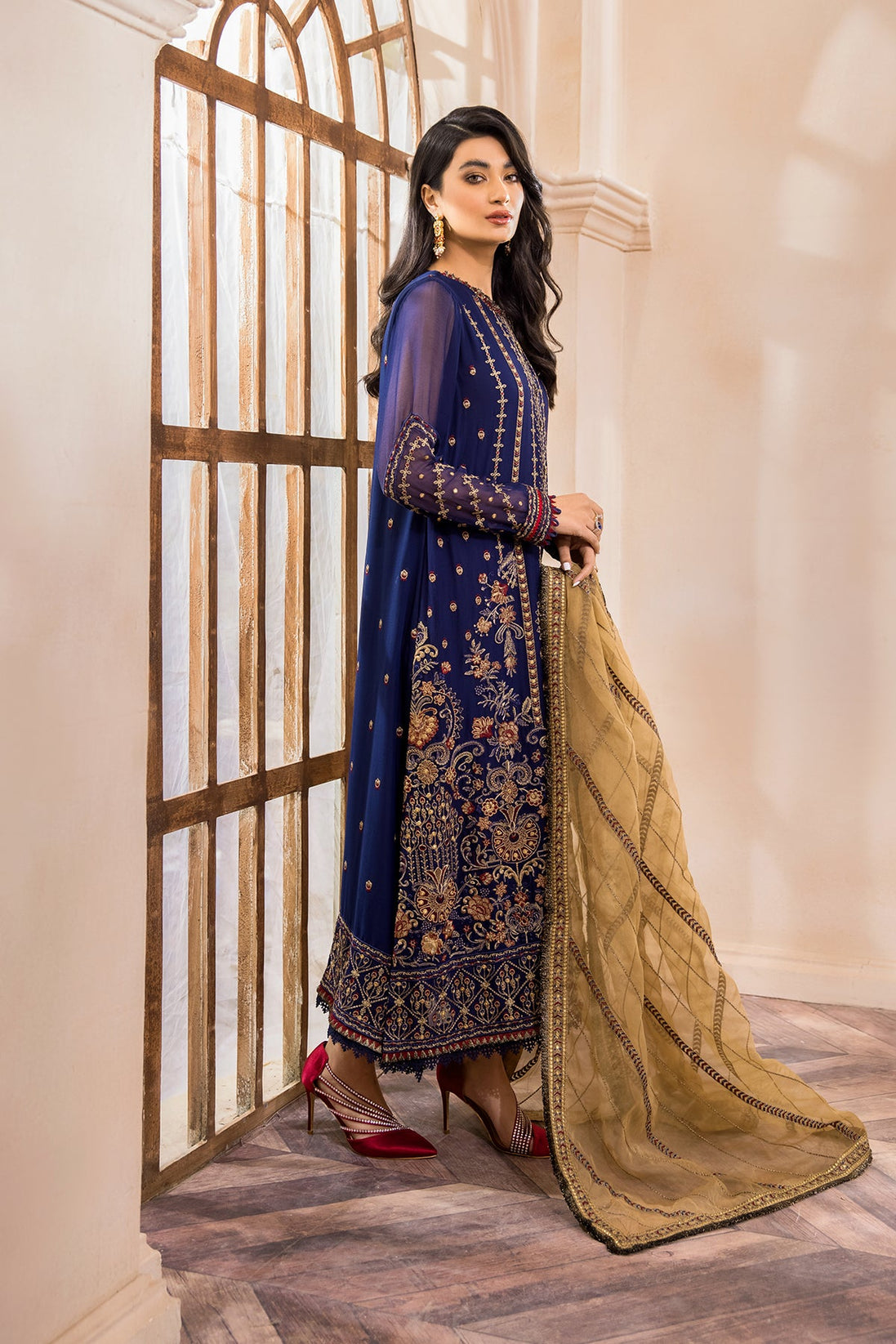 Farasha Emb Chiffon`22 D#09 (Vol-1)