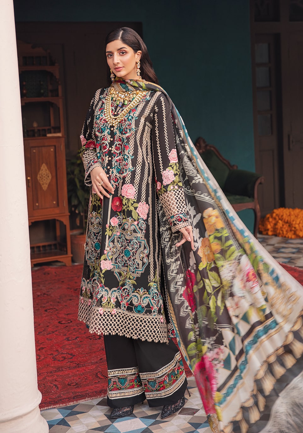 Elaf Festive Chikankari Collection'22 EFC#11-A Chandelier