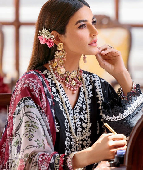 Noor By Saadia Asad Eid Chikankari Lawn'22 D#1-B
